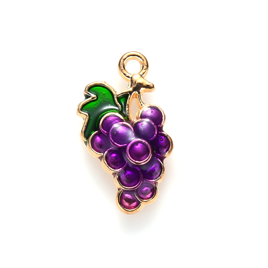Grape Charm | Enamel